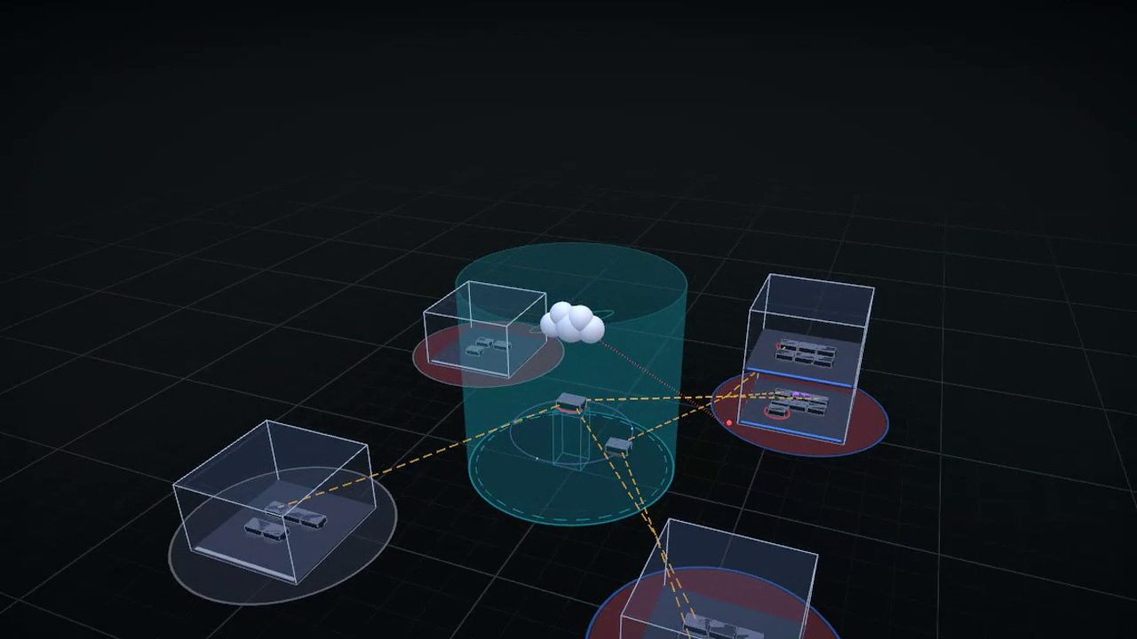 WireTrace 3D digital twin scene
